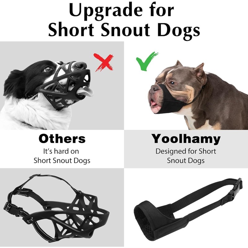 Dog Muzzle for Pitbull Soft Muzzles for Rottweilers American Bully