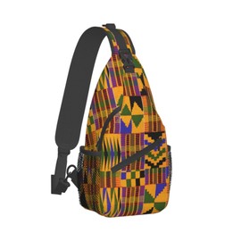 YSBYEIU Retro African Bags Sling Bag For Women Men African Tribe Crossbody Backpack Shoulder Bag for Sports and Outdoor Bags