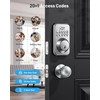 Keyless Entry Door Lock with 2 Knobs, Zowill DK01K Keypad
