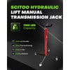 Hydraulic Lift Manual Transmission Jack 1100lbs for Car Lift Red