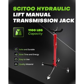 Hydraulic Lift Manual Transmission Jack 1100lbs for Car Lift Red