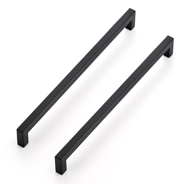 Ravinte 10 Pack 11-5/16 Inch Kitchen Square Cabinet Handles Matte