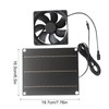 Solar Panel Exhaust Fan - 30W Solar Ventilation Fan for