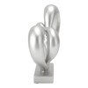 Double Heart Sculpture Resin Romantic Heart Statues Love Sculpture for