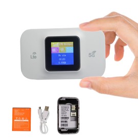 Australia Mobile WiFi Hotspot, 4G LTE Mobile Wi-Fi Hotspot Device | Portable WiFi Router with SIM Card Slot for Travel Support 4G Band: B1/3/5/7/8/20/28/38/40/41, Supports 10 Users