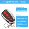 2PCS Garage Door Remote Control for Steel-Line ZT-07 Garage Remote