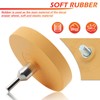 YGDMD Car Rubber Eraser Wheel for Drill,Practical Car Decal Remover