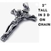 Fashion Jewelry Large CRUCIFIX JESUS GOD CROSS FAITH BLESS PRAY