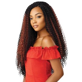 Outre X-Pression Twisted Up Long Length Yaki Curly Style Synthetic Hair Braid - PASSION JERRY CURL 22" (950)