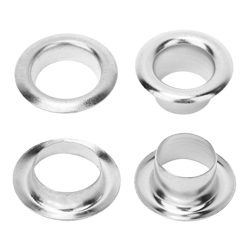 Grommet Eyelets, 100Pcs 6mm Brass Eyelets with Gaskets for Leather