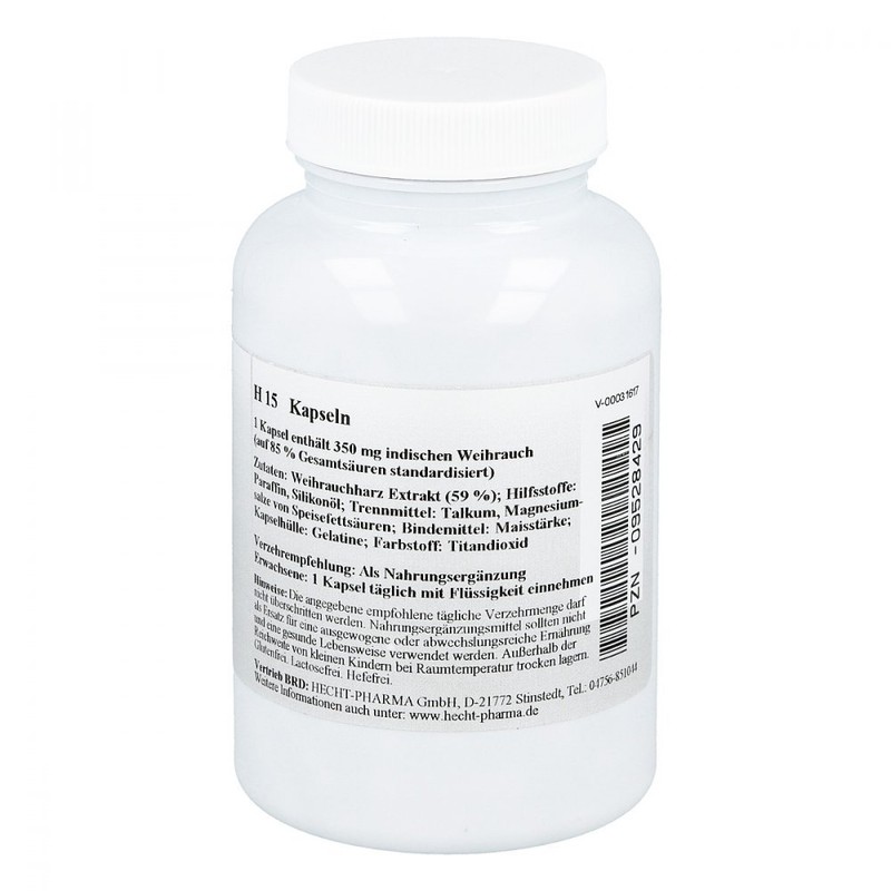 H 15 Frankincense Capsules 350 mg Pack of 180