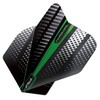 RED DRAGON Hardcore Radical Green Flash Dart Flights - 4