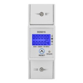 5‑80A  50Hz Digital LCD Single Phase Energy Meter Watt Meter DIN Rail Mounting DDS015