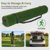 GLUTIA Golf Mats Practice Outdoor, 6x4ft 26mm Golf Hitting Mat