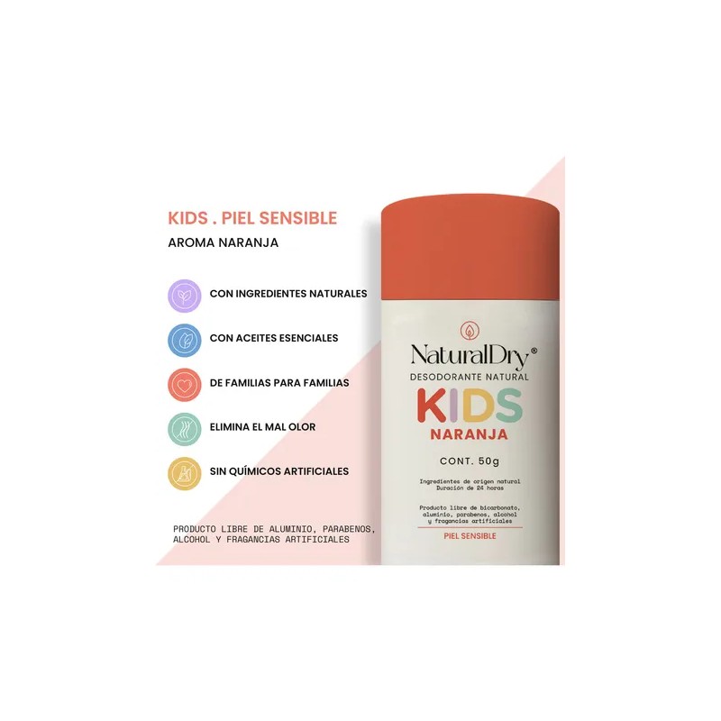 Kit 3 Desodorantes Niños En Barra Natural Sin Bicarbona -