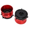1 Pair NAB Hub Adapters Polished Aluminum Alloy Universal Loading