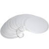 SEUNMUK 400 Pack 3.5 Inch Round Silver Cardboard Mousse Cake