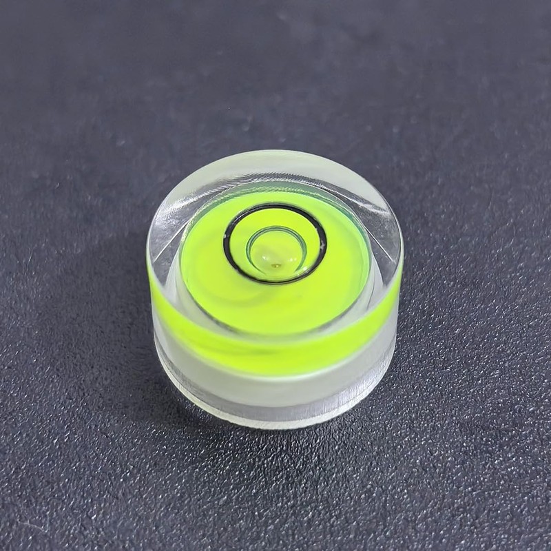 YMGBHNKJLS 5Pcs Small Circular Bubble Levels with Double Sided Adhesive