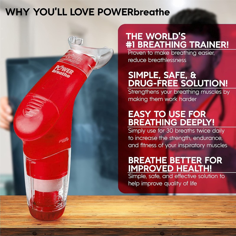 Power Breathe Sports Performance Plus-red