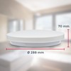 B.K.Licht - Bathroom Ceiling Light with Remote Control, Adjustable Warm