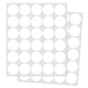 Yeachlaing 1" Round Colored Dot Stickers Labels,660 Pack,White