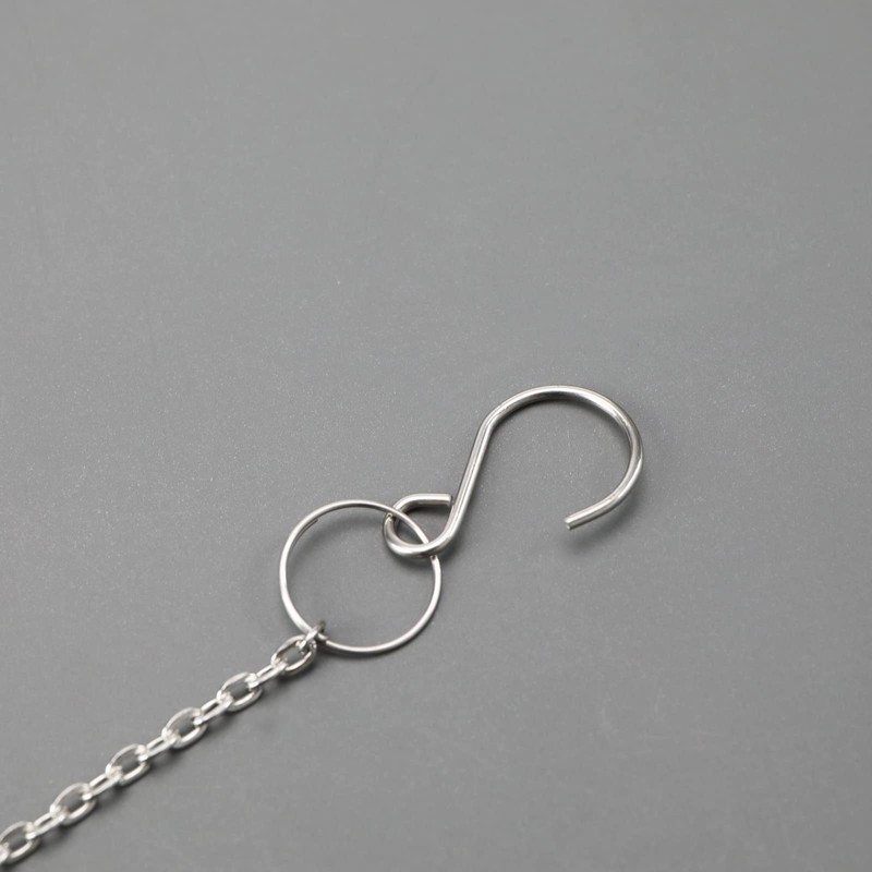 ECSiNG 200Pcs S Shape Hook Crystal Bead Curtain S Shape
