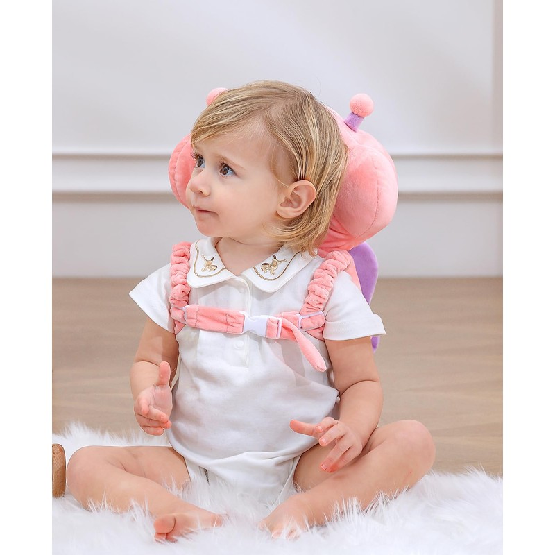 JunNeng Baby Walker 3-Sided Head Protector Backpack Wear, Toddler Head