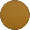 Genuine Leather Turntable Platter Mat - Yellow