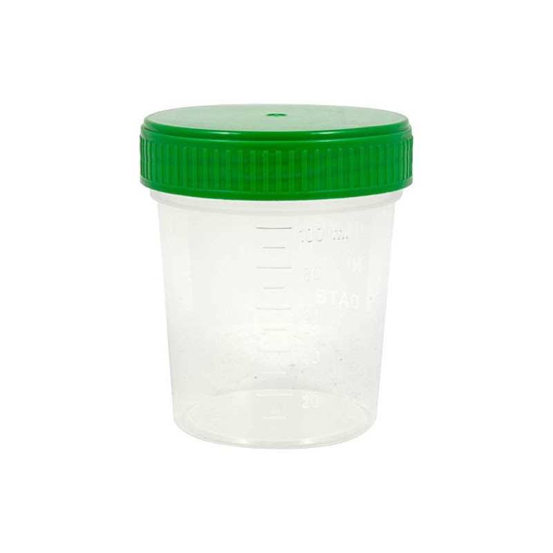 Urine Cup with Screw Lid Individually Packed Pack of 1