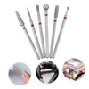 Baluue 6pcs Nail Drill Bits Dead Skin Removal and Nail