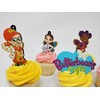 Butterbean's Cafe Cupcake Topper Set Featuring Butterbean, Dazzle, Poppy, Cricket