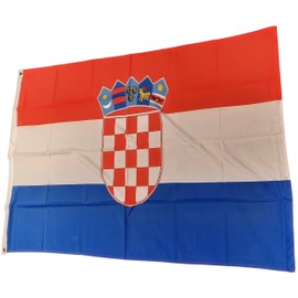 NWFlags Croatia Flag 3ft x 2ft 75d Premium Polyester Suitable For Flagpoles | Strong Polyester 3x2 foot material Croatian flag with Eyelets