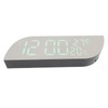 Digital Alarm Clock Multifunction Innovative Silent Temperature Humidity LED Mirror