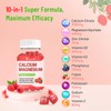 Calcium Magnesium Zinc Gummies with Vitamin D3 & K2, High