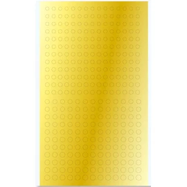 Haikyu Parts CMS-M-GLD Round Metallic Seal M (3.0-4.6mm) Metallic Gold 1 Piece Seal for Plastic Models