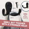Jack N’ Drill 5 + 1 Pack Double Coat Hooks