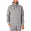 GANT Men's Reg Shield Hoodie, grey melange