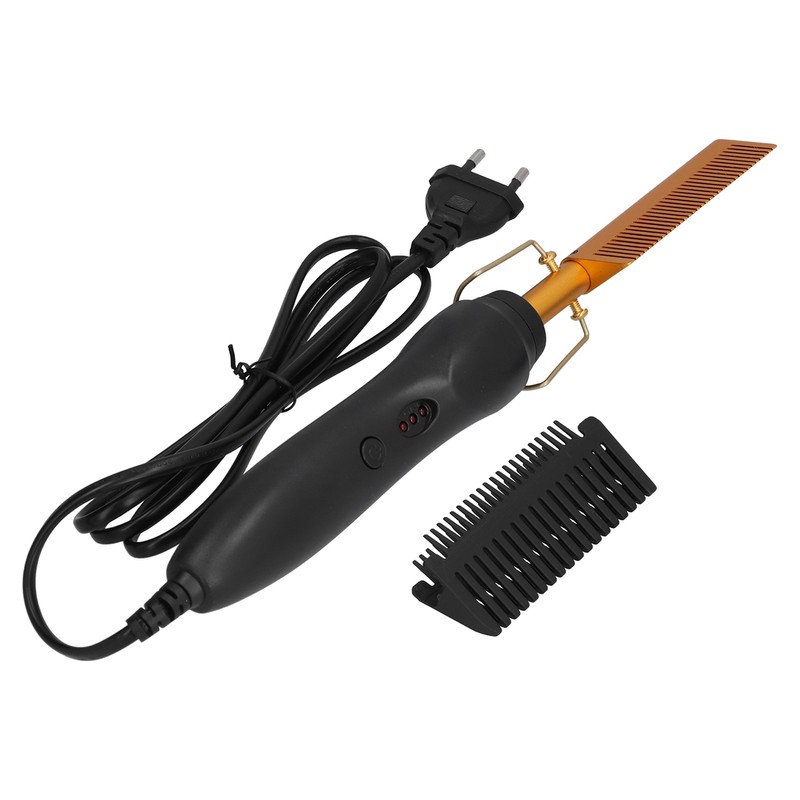 Multifunctional Hair Comb Wet and Dry Hot Heating Curling Straightening
