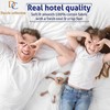 100% Egyptian Cotton Flat Sheet Super Soft Breathable Hypoallergenic Easy