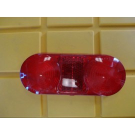Volvo NOS OE Lucas Volvo 1800 Double Bulge All Red Taillight Lens 664496