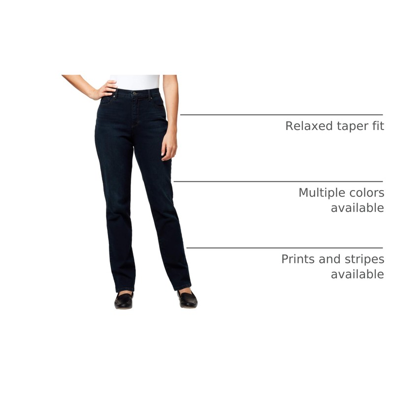 Gloria Vanderbilt womens Amanda Classic High Rise Tapered Jeans, Alton,