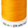 Gutermann 0362 Polyester Yarn, 250 m, Orange Juice, Polyester, Orange