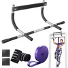 TOPOKO Upgrade Pull Up Bar for Doorway | Multi-Grip Chin
