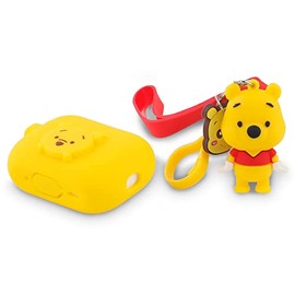 (1 Pack) BGAANM Airpods Pro 2nd Generation Case Cover with Doll and Keychain, Cute Skin Design Silicone Charging Case Protective Cover Accessories Compatible for Airpods pro 2 Case 2022 (Winnie)