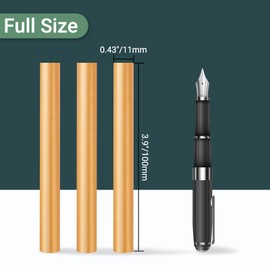 Metallic Gold Hot Glue Sticks, Manarty 48 PCS Full Size Hot Melt Glue Sticks Colored, Craft Adhesive Waxing Sticks for Wedding Cards, Sealing, Holiday Decoration, Art, DIY, 0.43" Dia x 4" Long,