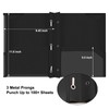 ViVin Heavy Duty Pocket Folder with Prongs, 6 Pack, 2