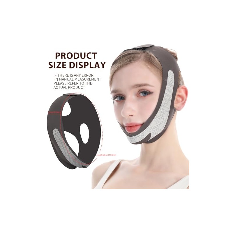 Mascarilla lifting V Line de grafeno, correa lifting facial para