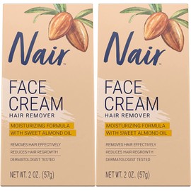 Nair Hair Remover Face Cream, 2 Oz, Pack of 2