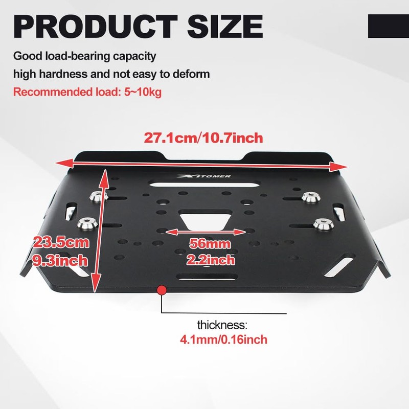 Xitomer Luggage Rack Fit for Grom 125 MSX125 2020 2019