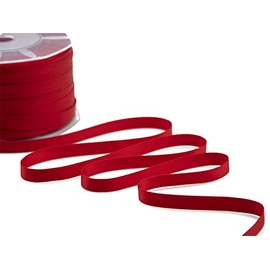 Furlanis 100 Double Satin Ribbon Red 10mm x 100m